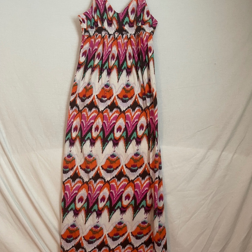 Lucky Brand Boho Maxi Dress Size Small | Adjustable Straps, Casual